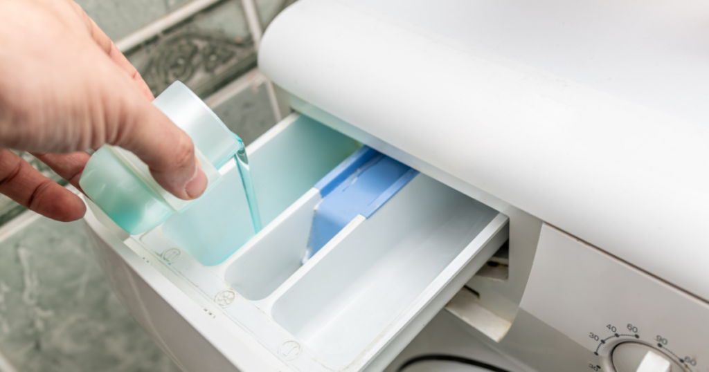 液体洗剤を使っても白い粉がつく理由